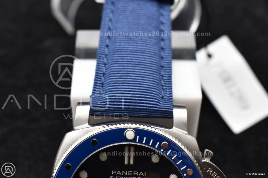Edition Blue P Nylon Best 994 PAM1289 on Blue Supportive 1:1 Dial VSF Strap 0817